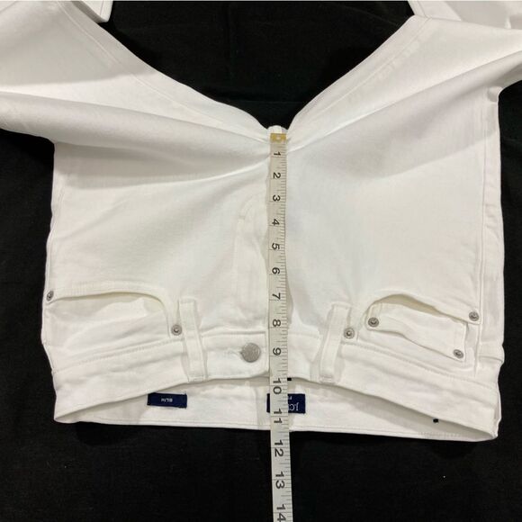 J.Crew Factory Men’s 29x32 White Slim Flex Jeans Straight Leg Preppy Casual - Picture 10 of 12